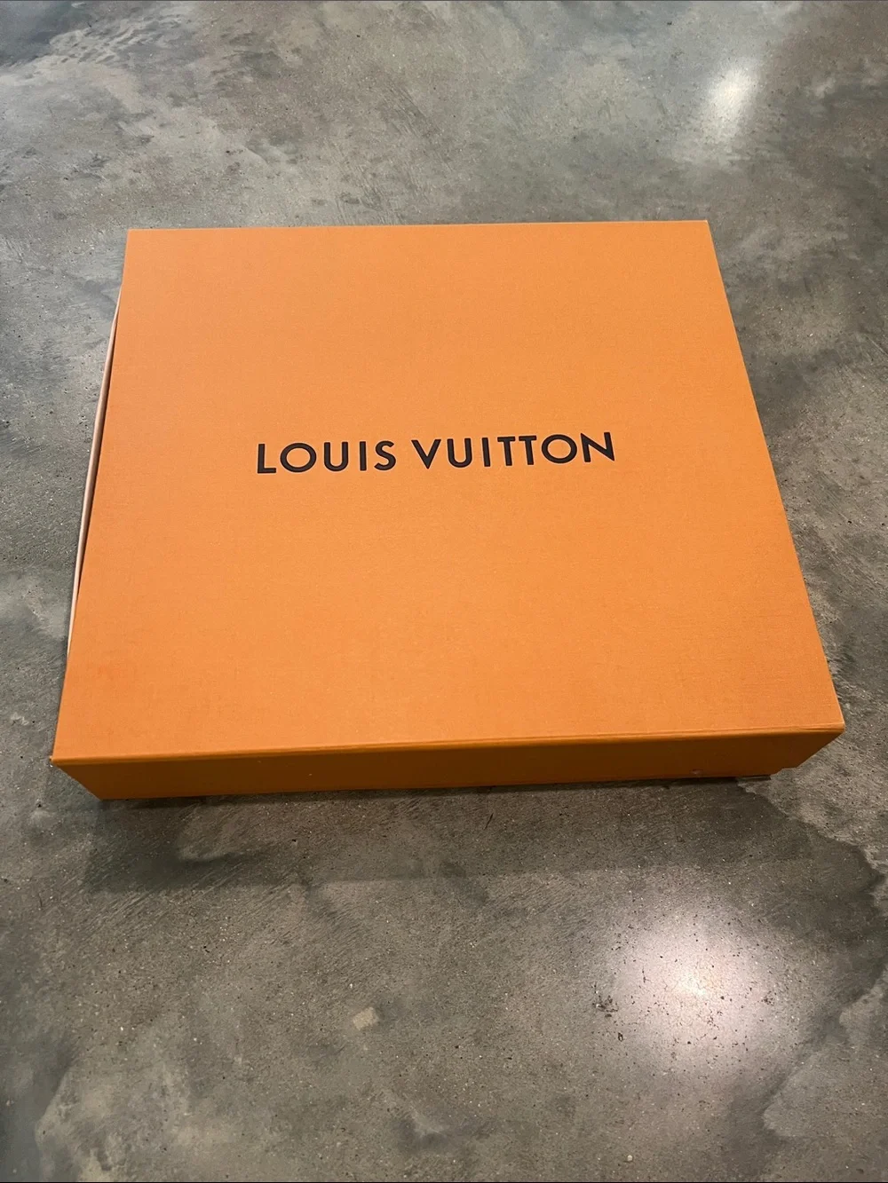 Louis Vuitton Orange Presentation Box with Logo
